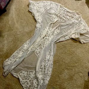 Beautiful lace cover up
